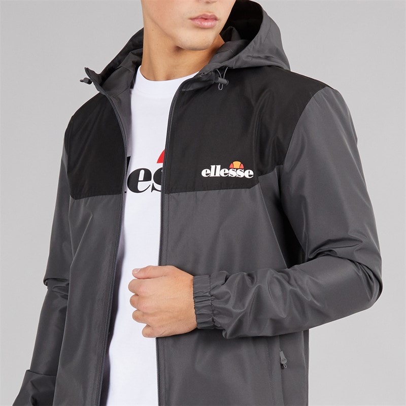 Ellesse Heren Chilte Windrunner Jas Dark Grey - Afbeelding 3