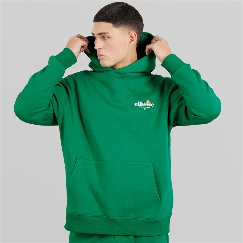 Ellesse Heren Recke Relaxed Fit Hoodie Groen - Afbeelding 2