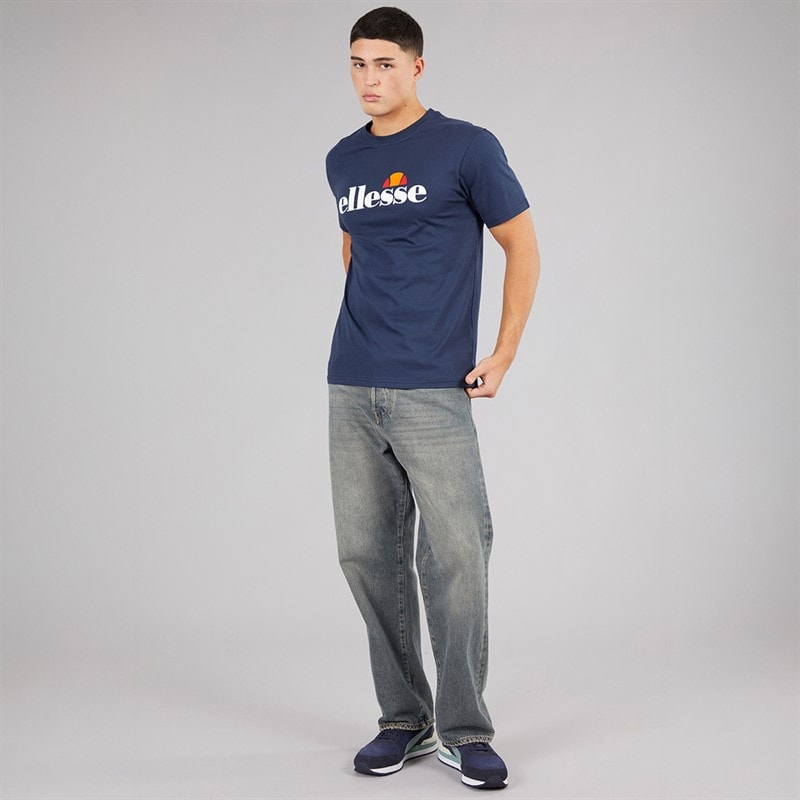 Ellesse Prado 2 Koszulka z dużym z logo dla niego kolor Navy – zdjęcie  3