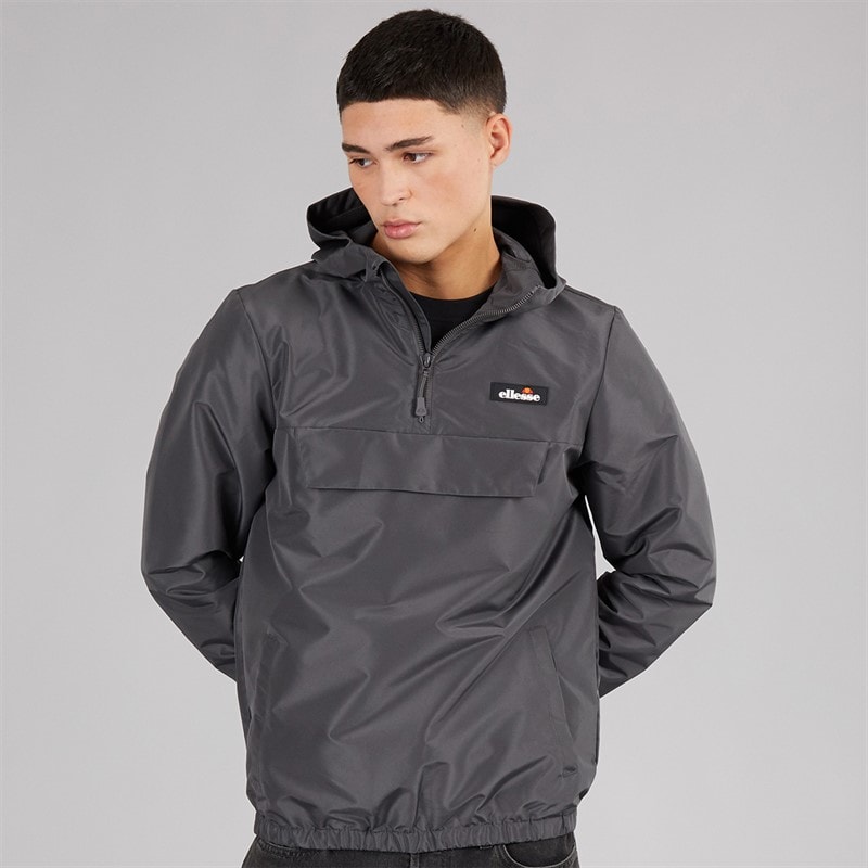 Ellesse Heren Callum Anorak Jas Dark Grey - Afbeelding 1