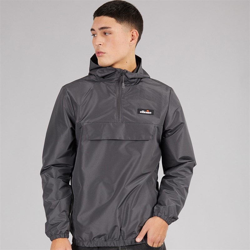 Ellesse Heren Callum Anorak Jas Dark Grey - Afbeelding 3