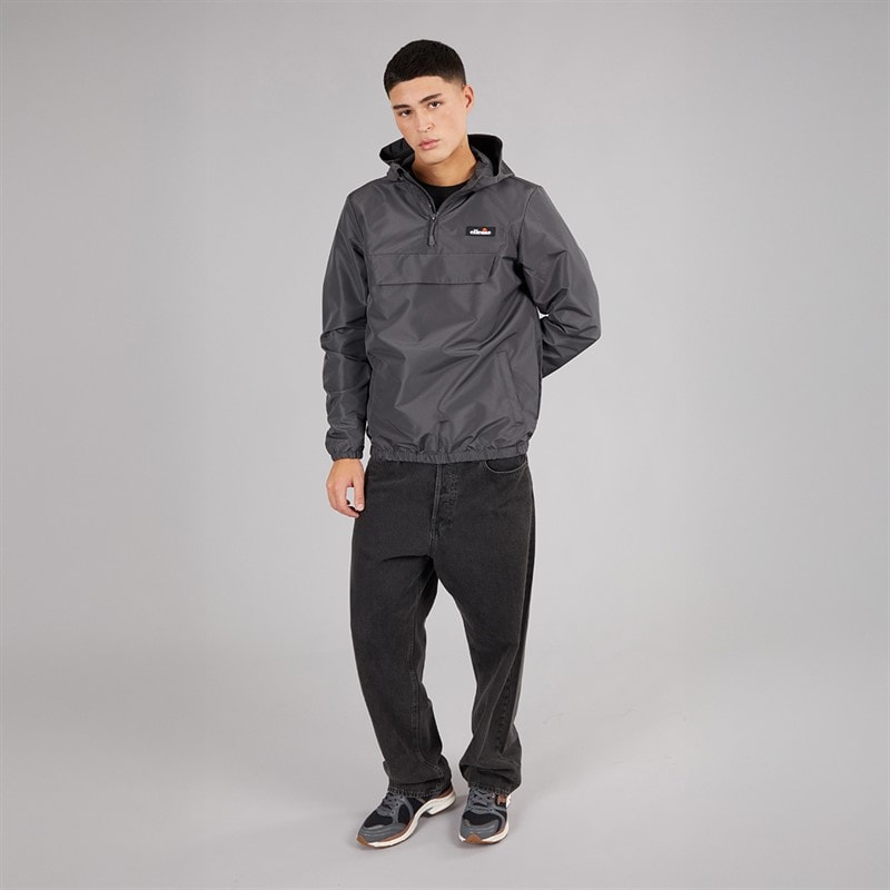 Ellesse Heren Callum Anorak Jas Dark Grey - Afbeelding 4