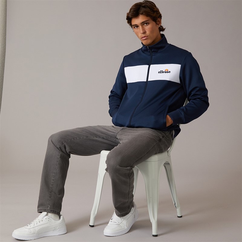 Ellesse Tacha Track Top dla niego kolor Navy – zdjęcie  5