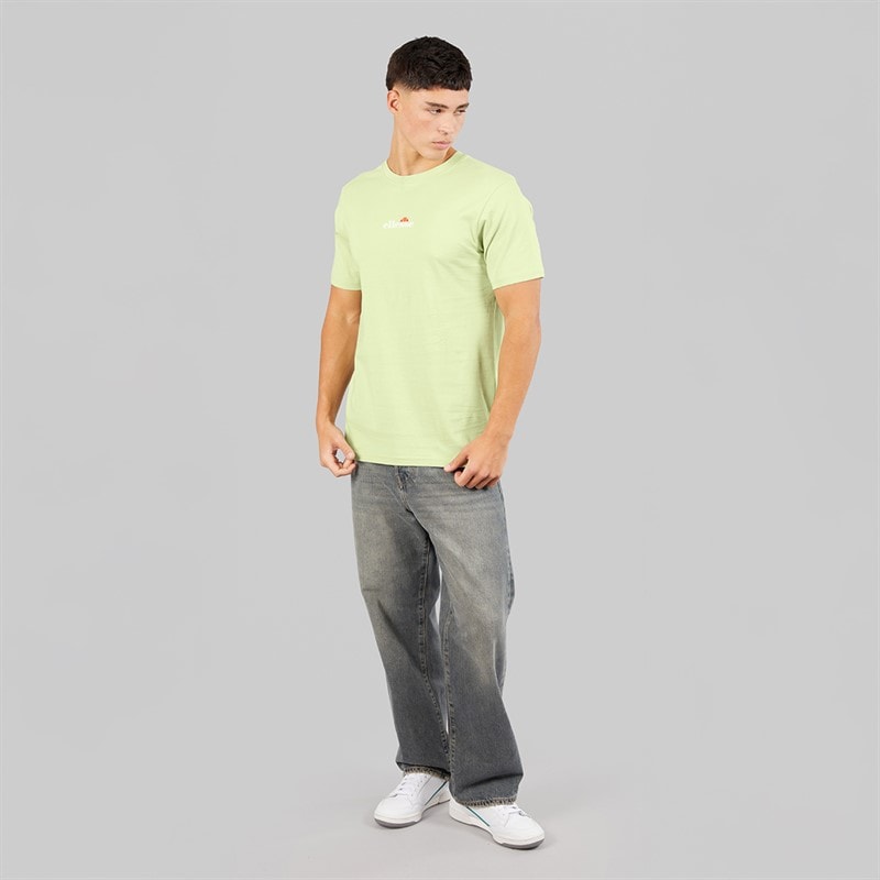 Ellesse T-shirt Ollio 2 Homme avec logo central Light Green - Image 3