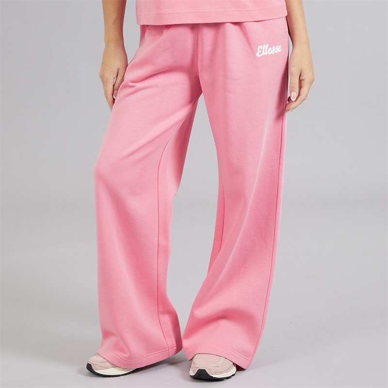 Ellesse Dames Rochella Wijde Pijp Sweatbroek Bright Pink