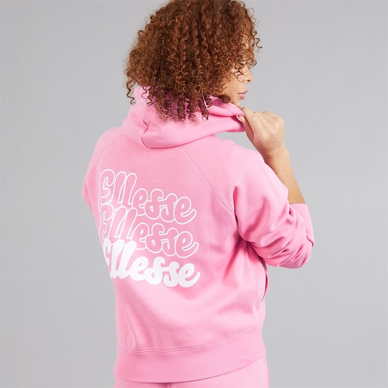 Ellesse Dames Islah Hoodie Bright Pink - Afbeelding 3