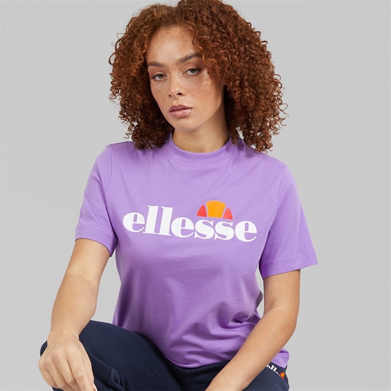Ellesse Dames Stauf Logo T-shirt Paars