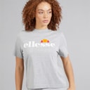 Ellesse T-shirt Femme Stauf Logo Light Grey Marl
