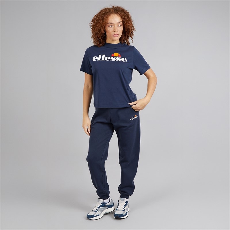 Ellesse Dames Stauf Logo T-shirt Navy - Afbeelding 4