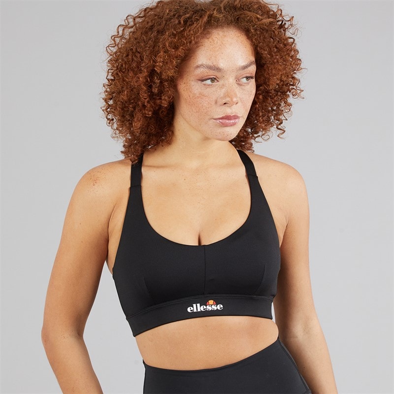 Ellesse Dames Dory Hoge Impact Sport BH Zwart