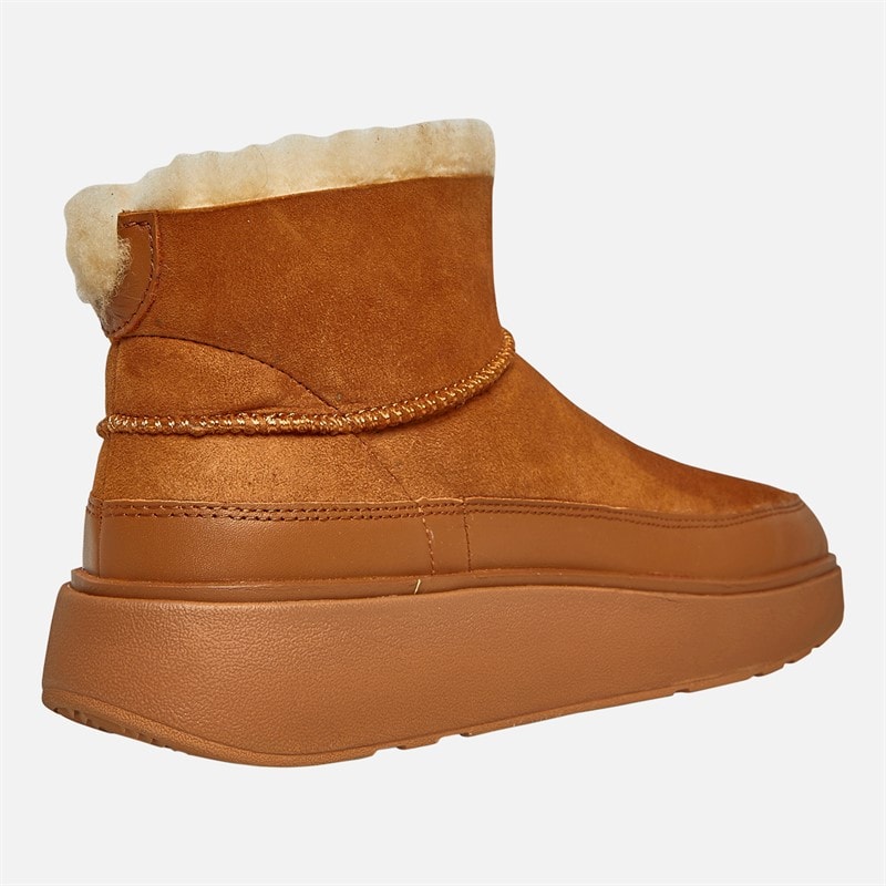 FitFlop Damen Gen-FF Ultra-Mini Doppelseitige Lammfell Stiefel Wüstenbraun - Bild 5