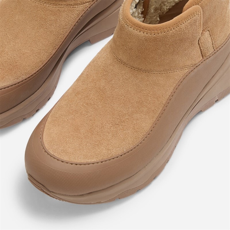 FitFlop Bottines d'extérieur chaudes en Daim Neo D Hyker à enfiler Femme Desert Tan - Image 4