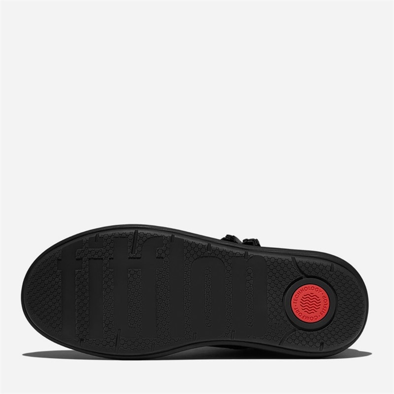 FitFlop IQ Comff krótkie botki z frędzlami dla niej kolor All Black – zdjęcie  2