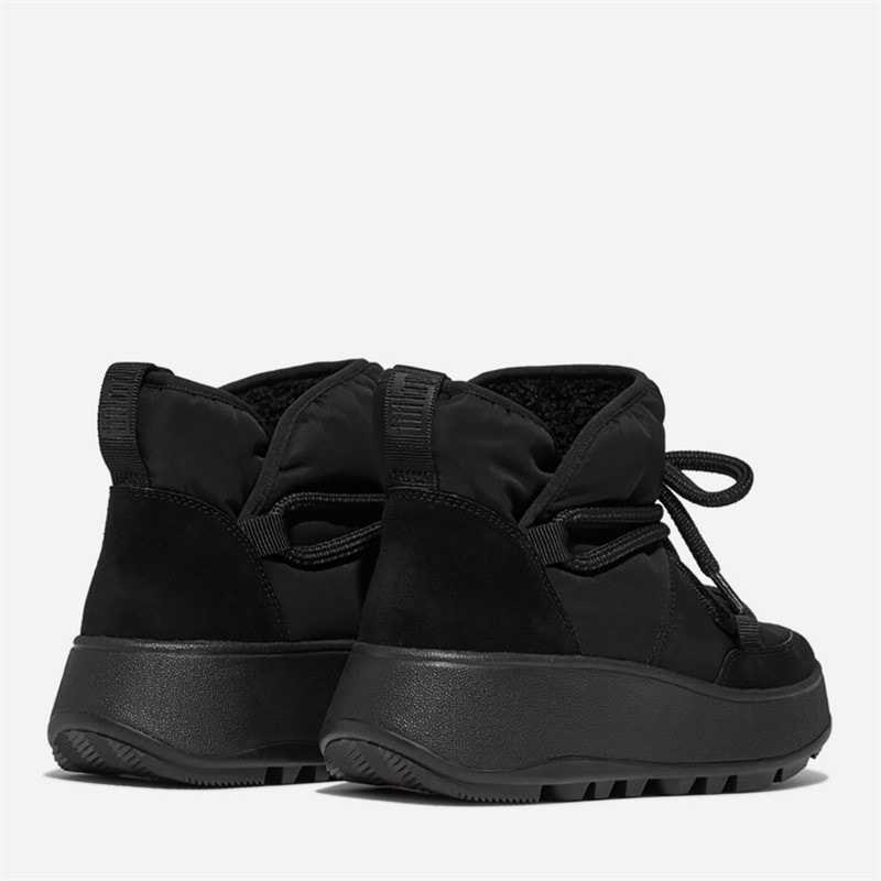 FitFlop Damen F-Mode Wasserabweisende Plateaustiefeletten Schwarz - Bild 3