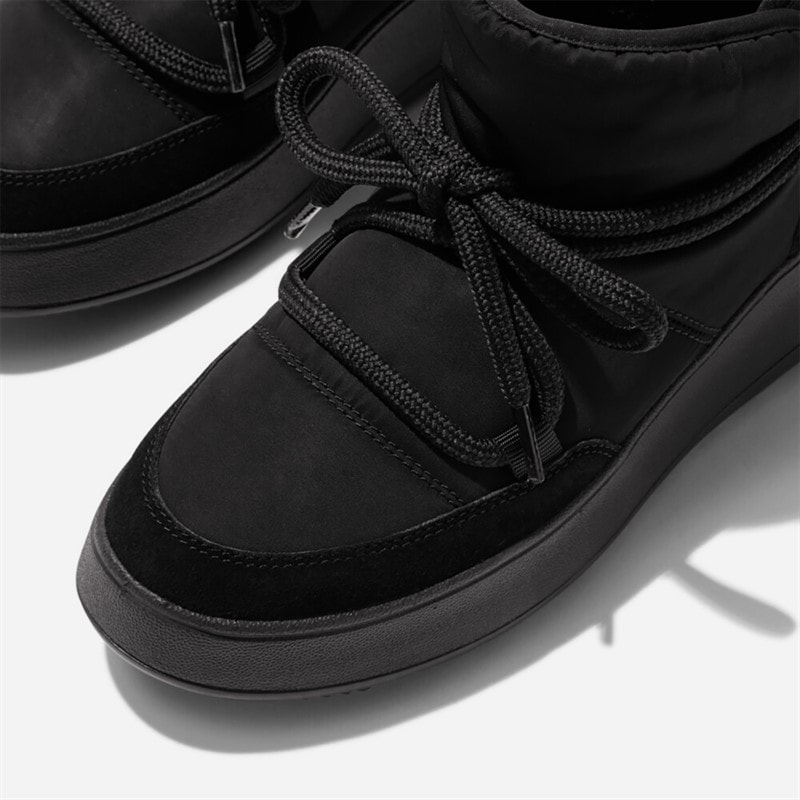 FitFlop Damen F-Mode Wasserabweisende Plateaustiefeletten Schwarz - Bild 4