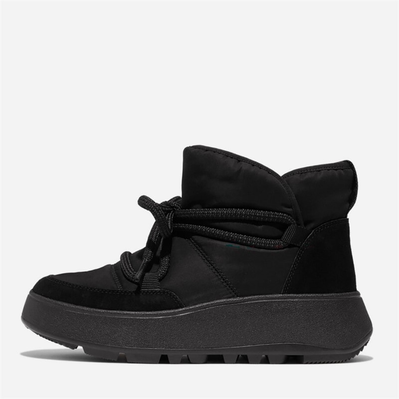 FitFlop Damen F-Mode Wasserabweisende Plateaustiefeletten Schwarz - Bild 5