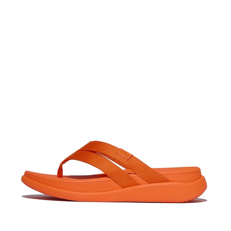 FitFlop Tongs compensées F-Mode à brides Femme Satsuma