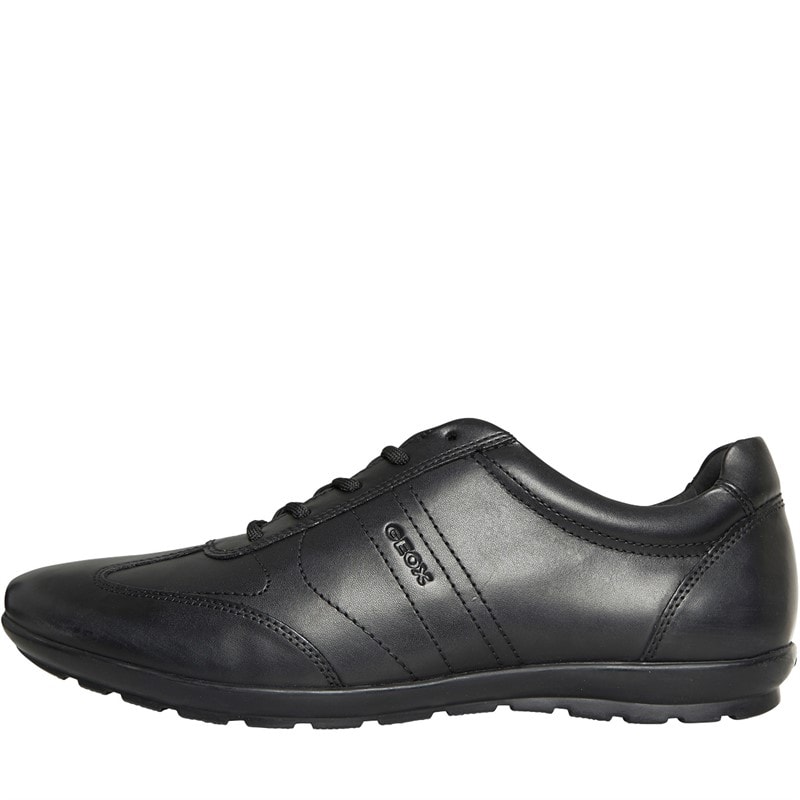 GEOX Heren Symbol Sneakers Zwart - Afbeelding 1