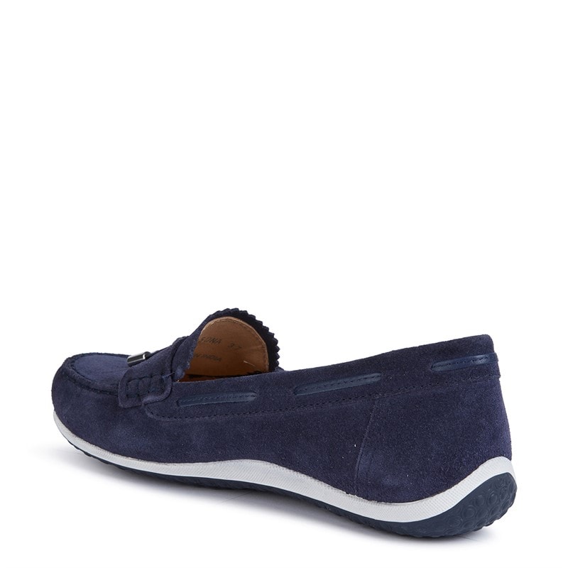 GEOX Dames Vega Moc Tassel Loafers Navy - Afbeelding 5