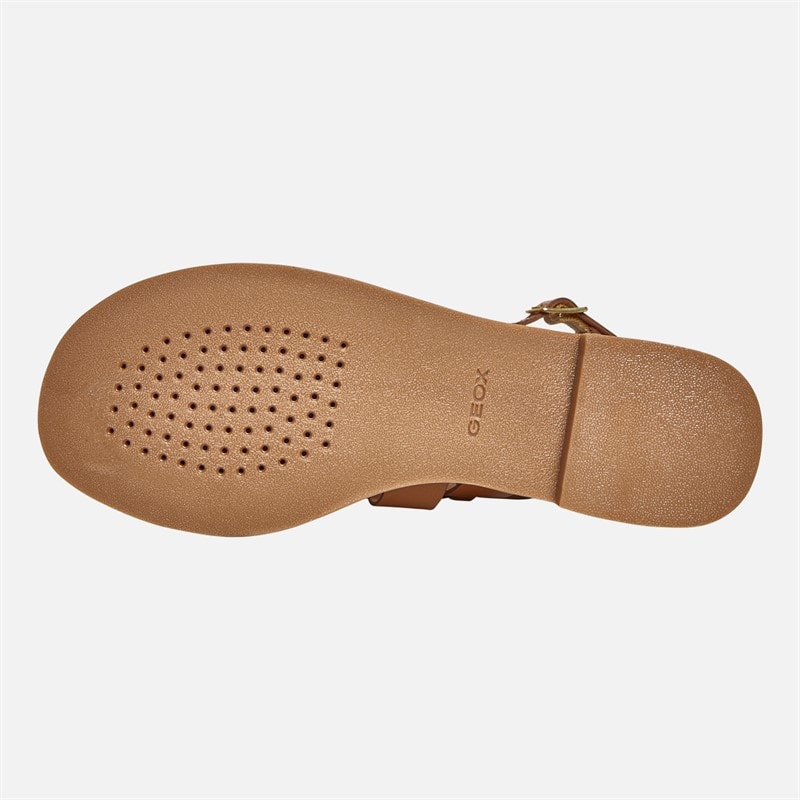 GEOX Damen Maddalusia Sandalen Camel - Bild 3