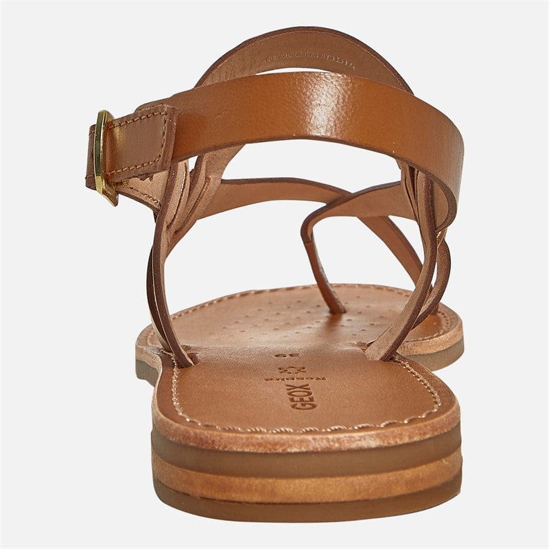 GEOX Damen Maddalusia Sandalen Camel - Bild 4