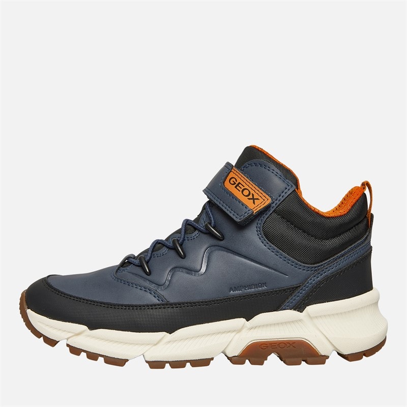 GEOX Junior Jongens Flexypher Plus Laarzen Marineblauw / Zwart