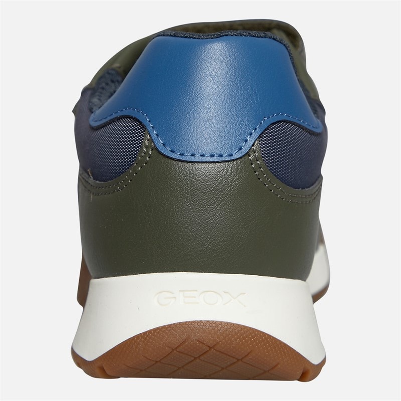GEOX Junior Jongens Rann Trainers Military/Oranje - Afbeelding 3