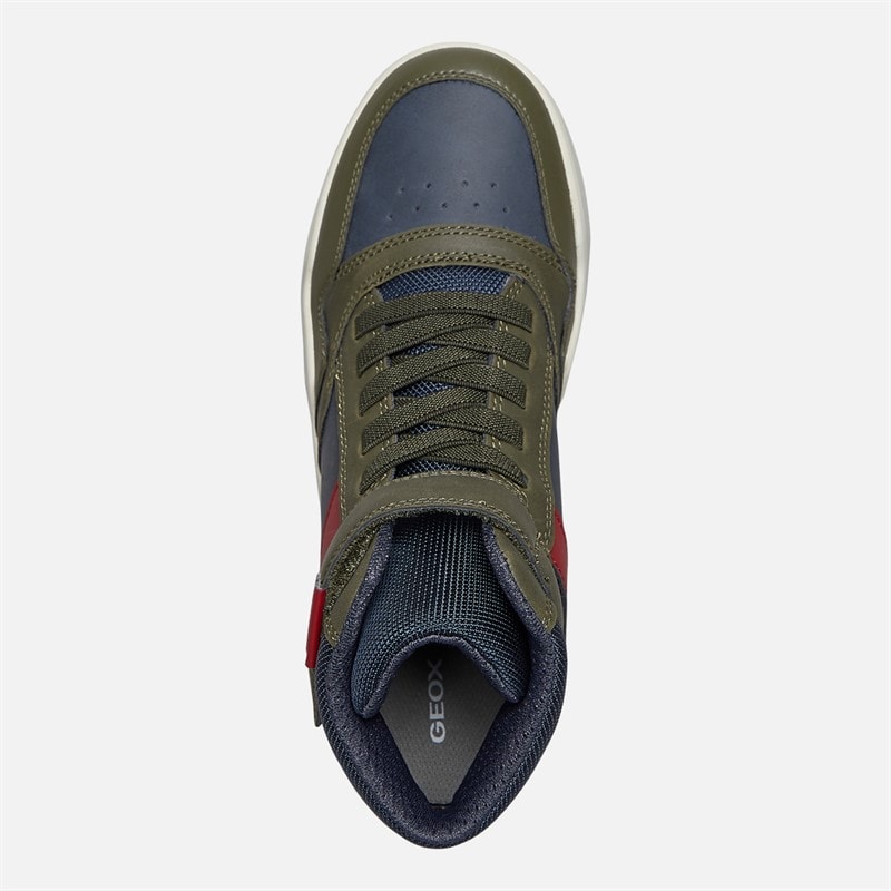 GEOX Baskets montantes Perth juniors Garçon Military/Navy - Image 4