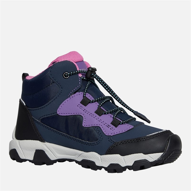 GEOX Mädchen Magnetar Stiefeletten Marine/Violett - Bild 5