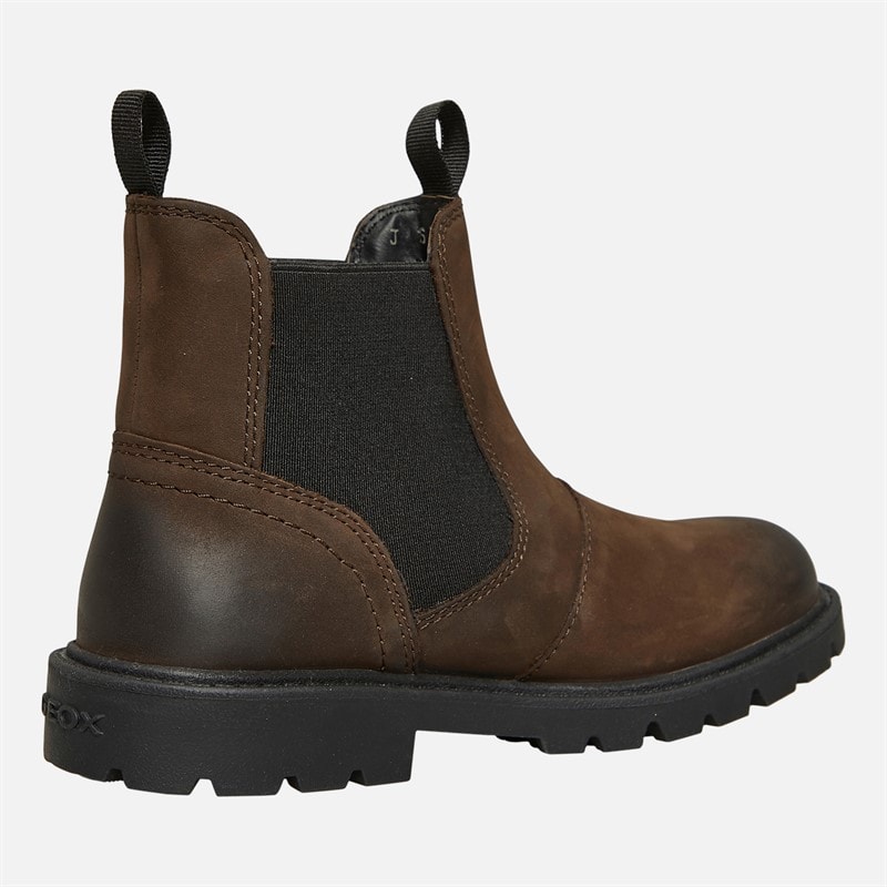 GEOX Jongens Shaylax Chelsea Boots Koffie/Zwart - Afbeelding 5