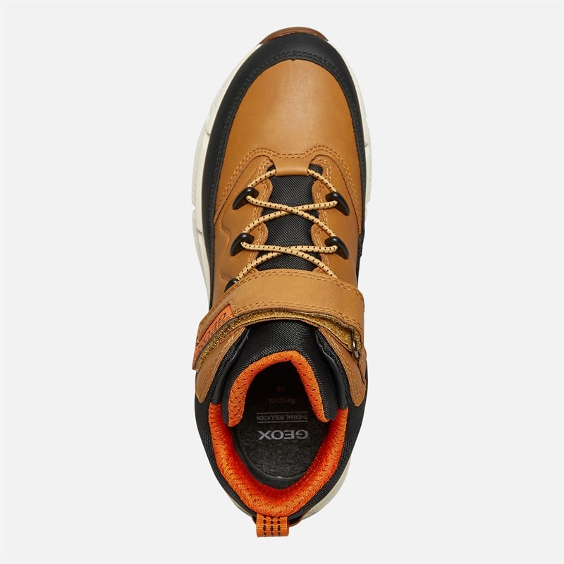 GEOX Junior Junge Flexypher Plus Stiefel Dunkelgelb / Schwarz - Bild 4