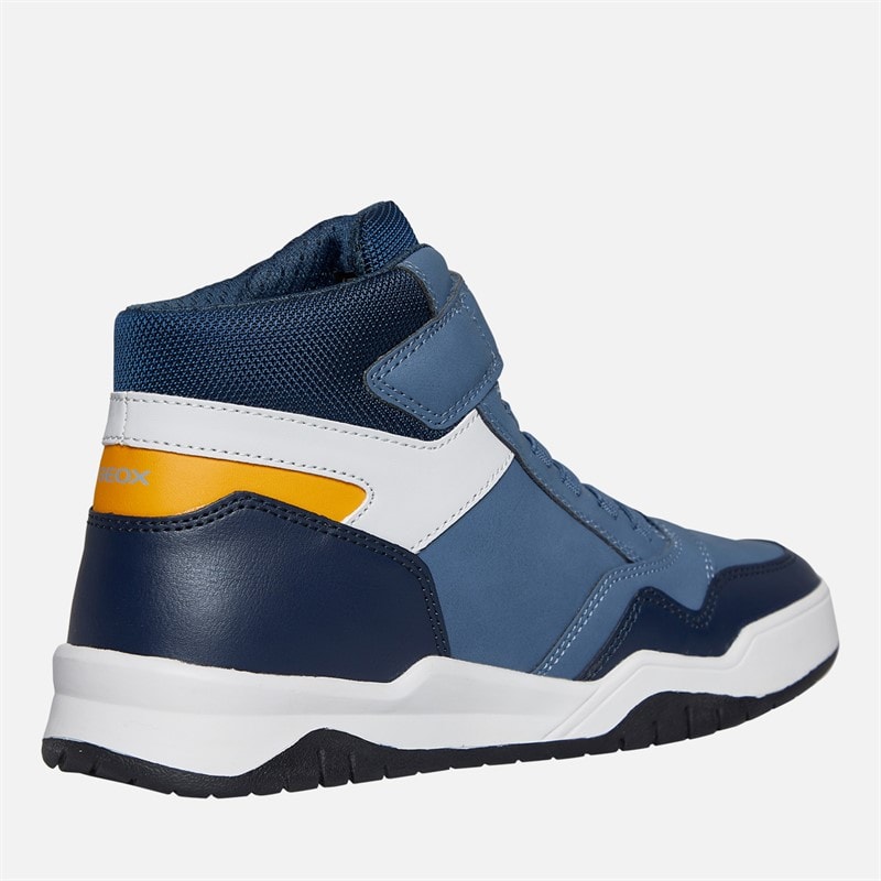 GEOX Jongens Perth Hoge Sneakers Avio/Grijs - Afbeelding 5