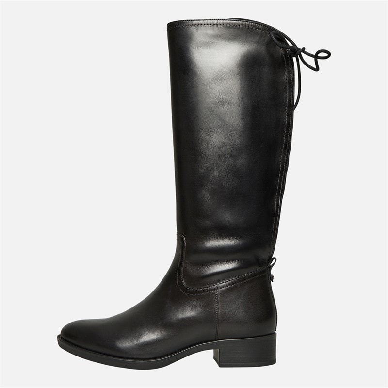 GEOX Dames Felicity Knielaarzen Stretch Zwart - Afbeelding 2
