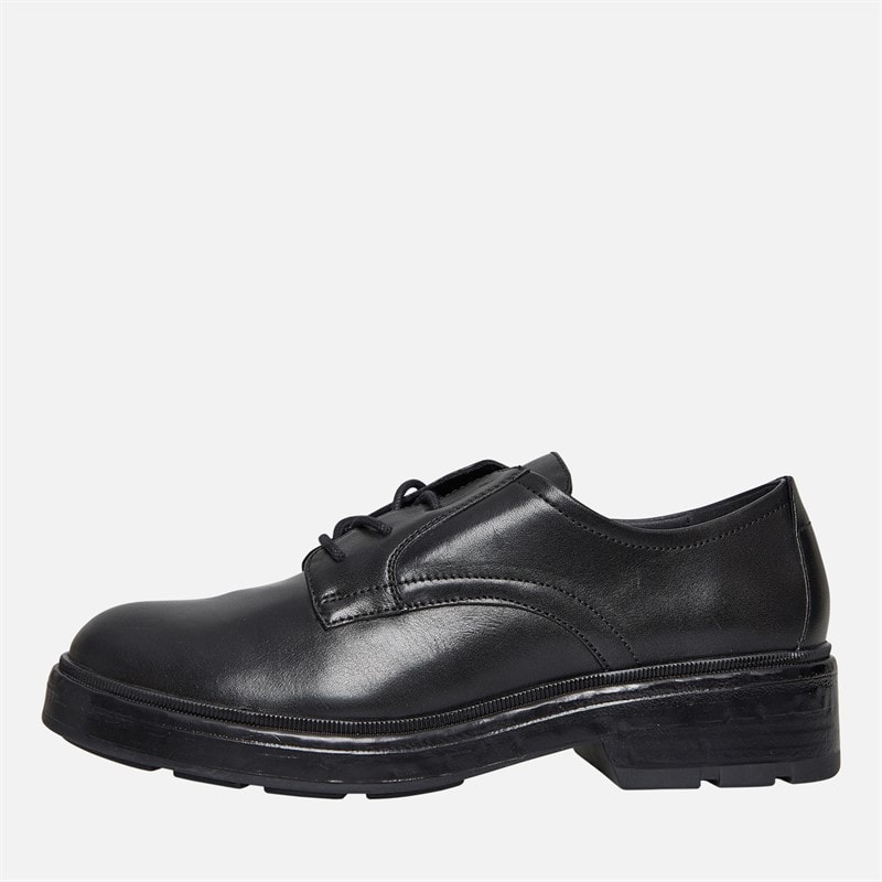 GEOX Dames Swelen Chunky Oxford Schoenen Zwart - Afbeelding 2