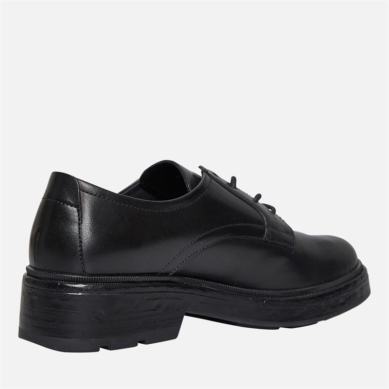 GEOX Dames Swelen Chunky Oxford Schoenen Zwart - Afbeelding 5