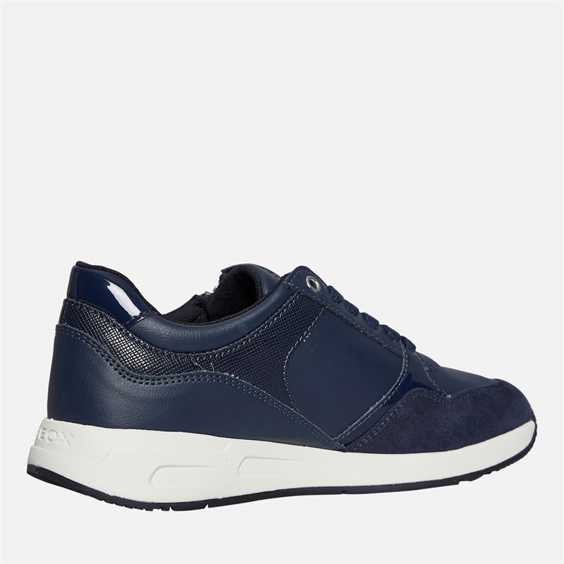 GEOX Dames Bulmya Rits Sneakers Navy - Afbeelding 5
