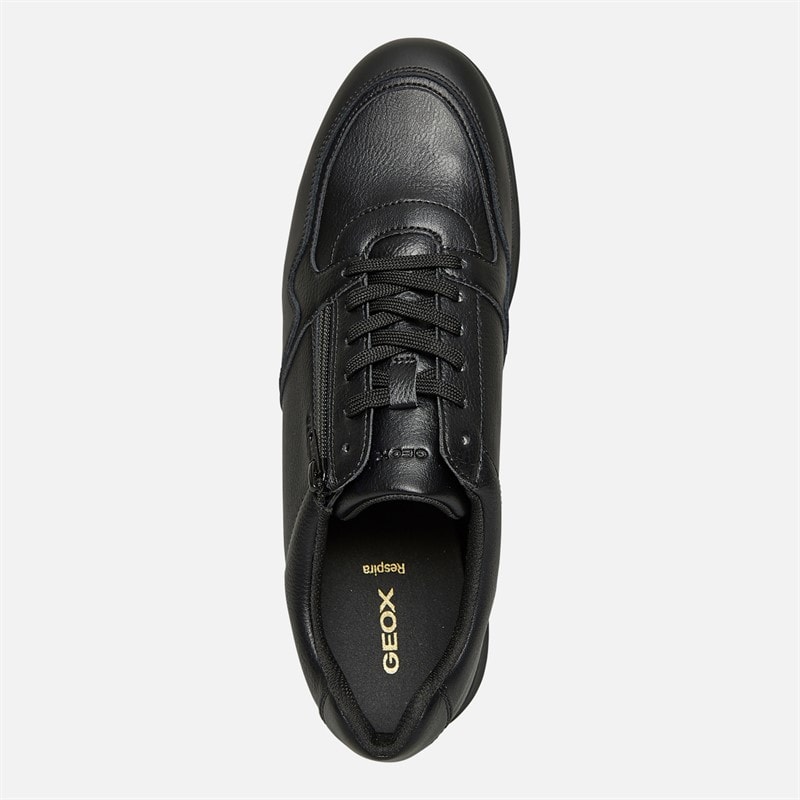 GEOX Heren Avery Zip Sneakers Zwart - Afbeelding 4