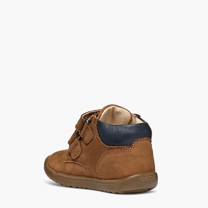 GEOX Kleinkind Junge Macchia Klettverschluss Sneaker Whisky - Bild 3