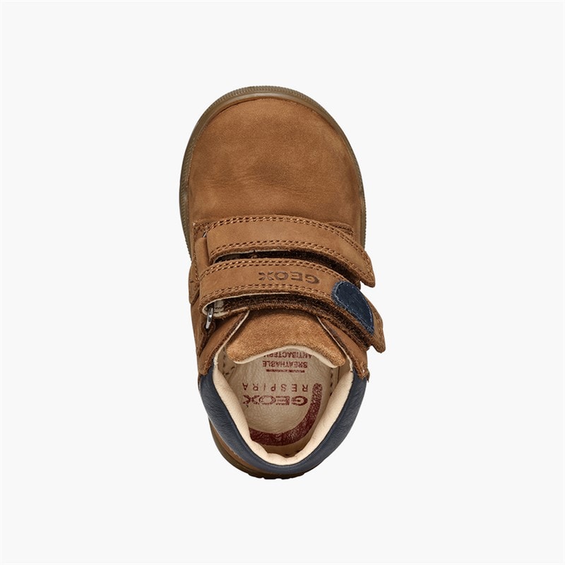 GEOX Kleinkind Junge Macchia Klettverschluss Sneaker Whisky - Bild 4