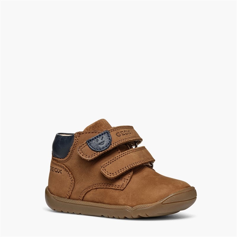 GEOX Kleinkind Junge Macchia Klettverschluss Sneaker Whisky - Bild 5