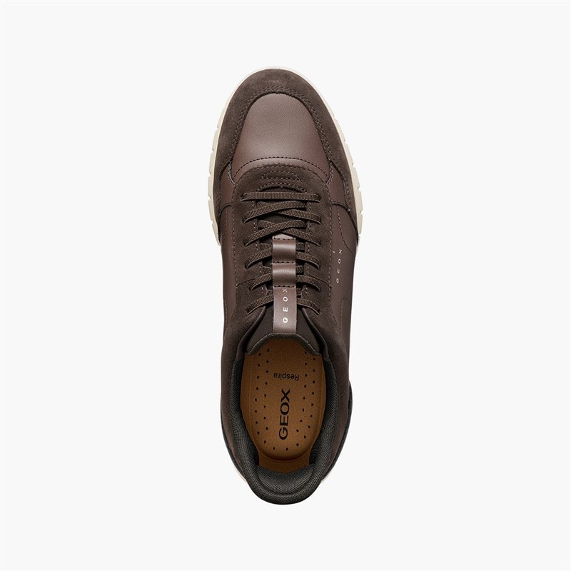 GEOX Heren Flextride Fast In Zero Plus Sneakers Chocolade - Afbeelding 4
