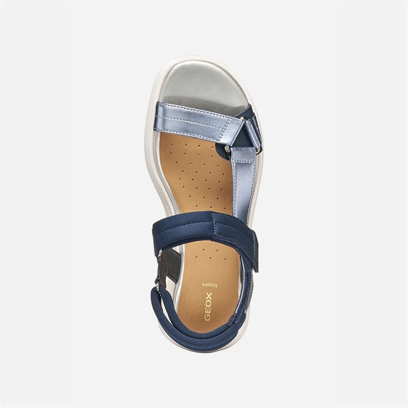 GEOX Sandales Flextride S Femme Navy/Avio - Image 4