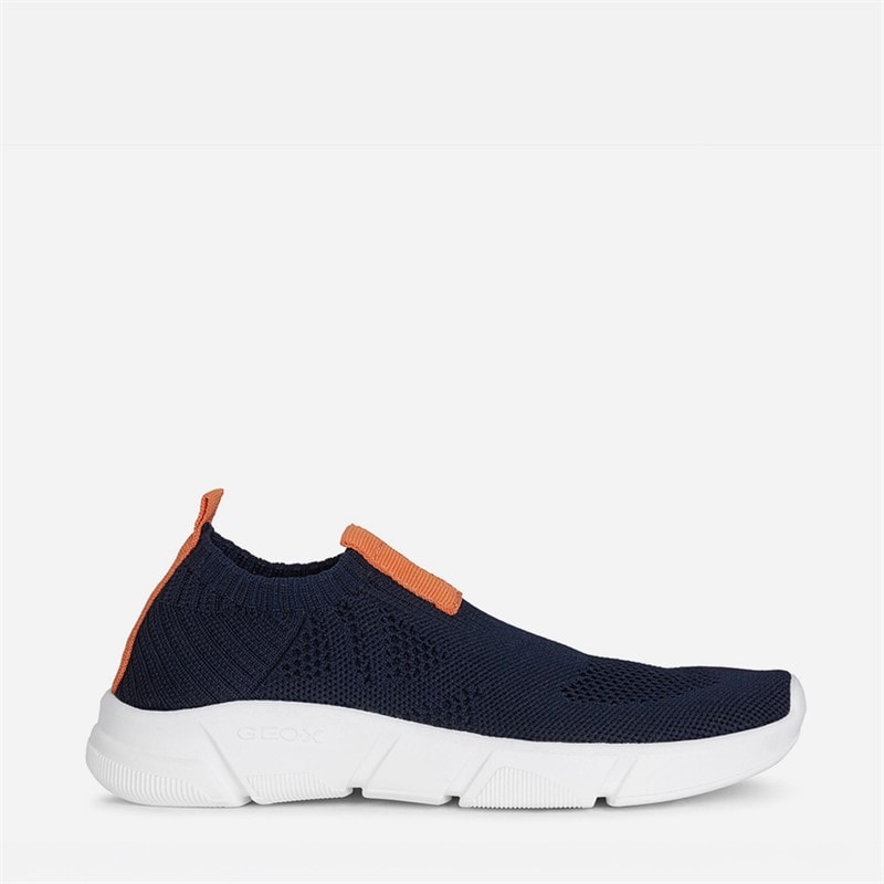 GEOX Baskets Junior Aril Garçon Navy/Orange