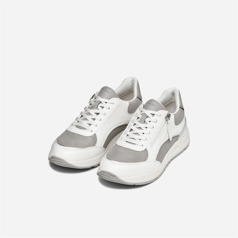GEOX Baskets Bulmya Femme Blanc/Rock - Image 3