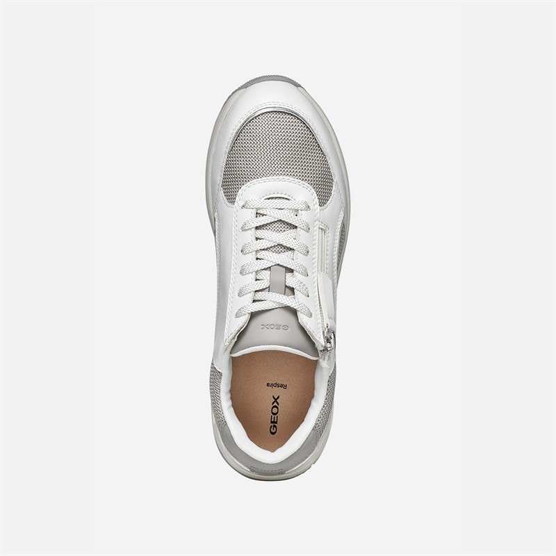 GEOX Baskets Bulmya Femme Blanc/Rock - Image 4