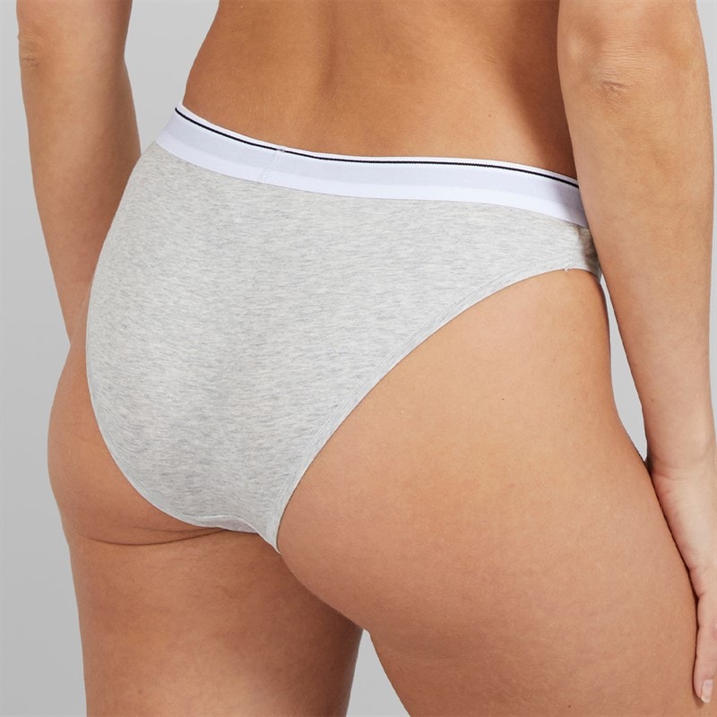 G-STAR Dames Drie Pack Hipster Slips Light Grey Marl/Bright White/Zwart - Afbeelding 2