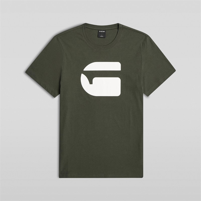 G-STAR Heren Logo Slim T-shirt Groen