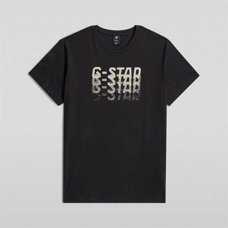 G-STAR T-shirt délavé Homme Noir