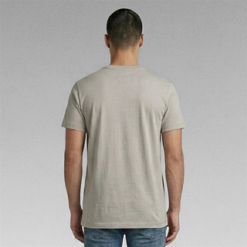 G-STAR Herren Brust Logo T Shirt Grau - Bild 2