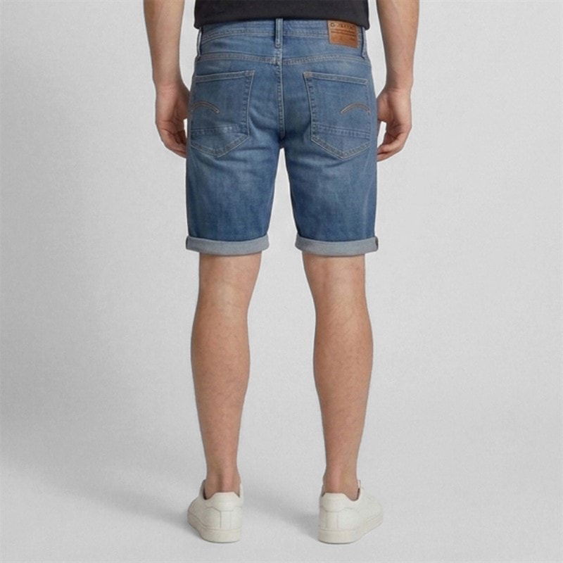 G-STAR Herren 3301 Slim Shorts Blau - Bild 2